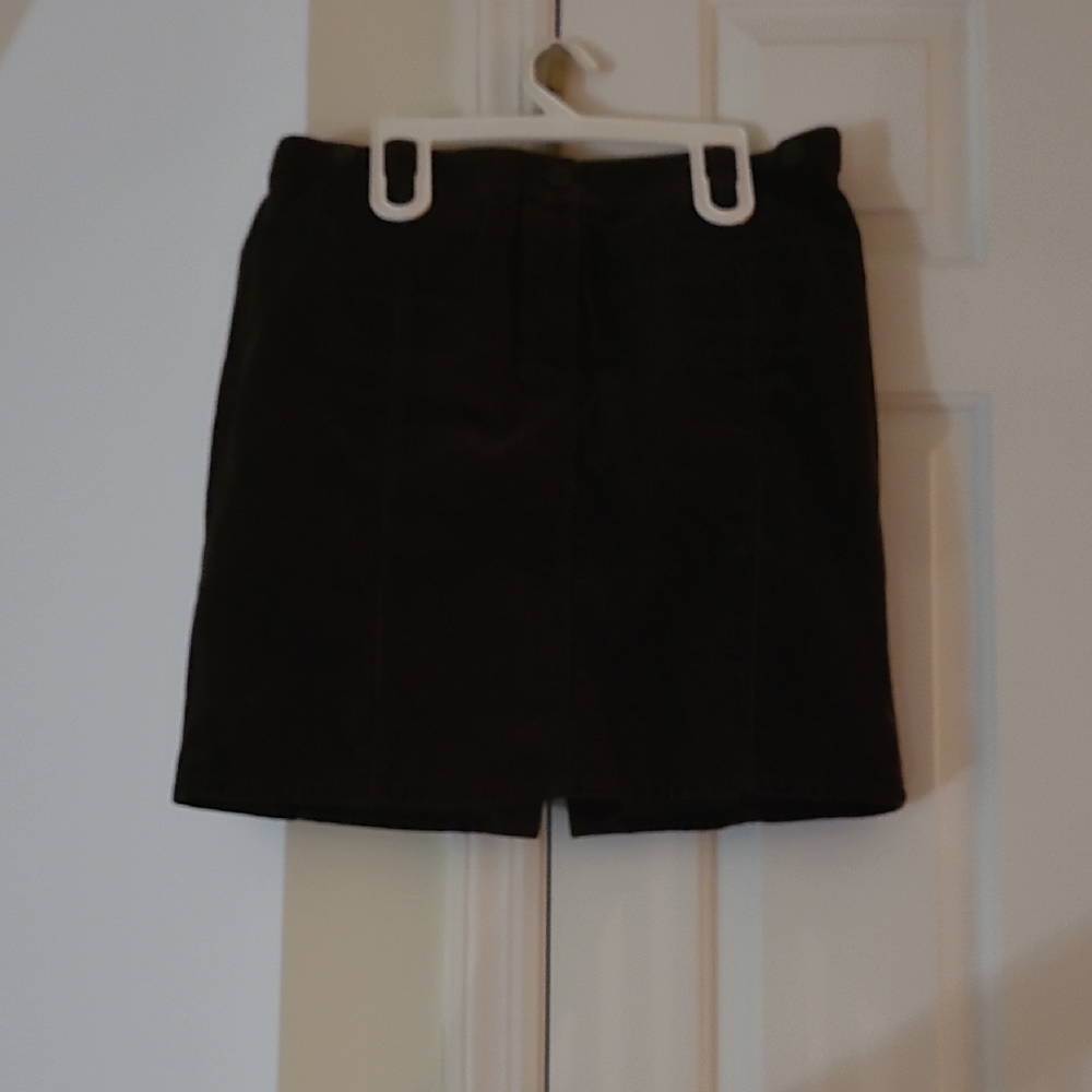 Brown Corduroy Skirt